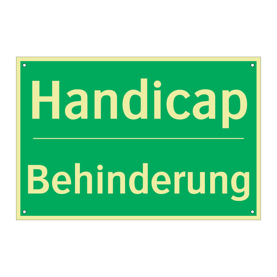Behinderung - Handicap