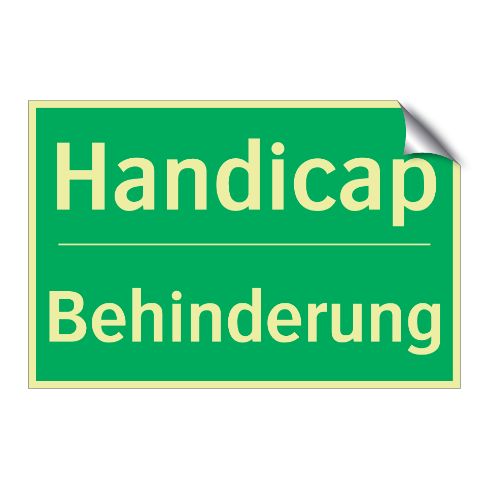 Behinderung - Handicap