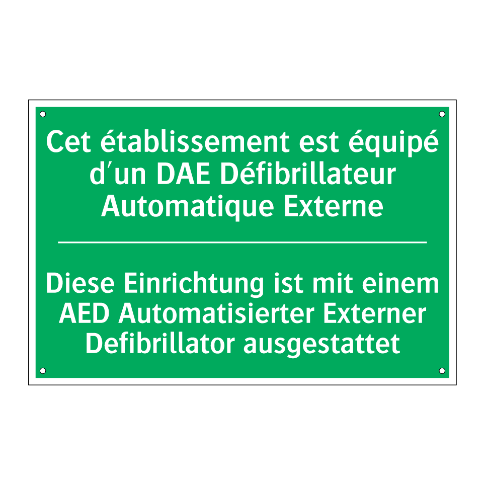 Diese Einrichtung ist mit einem  /.../ - Cet établissement est équipé d'un  /.../