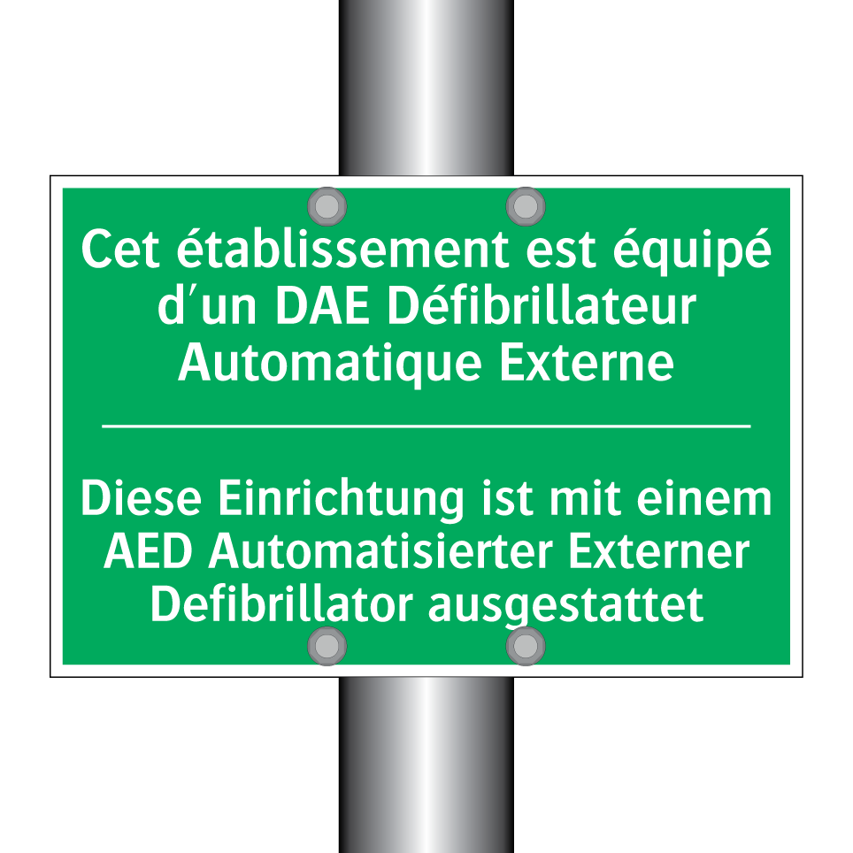 Diese Einrichtung ist mit einem  /.../ - Cet établissement est équipé d'un  /.../