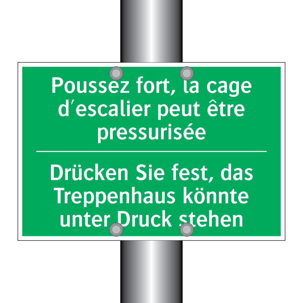 Drücken Sie fest, das Treppenhaus  /.../ - Poussez fort, la cage d'escalier  /.../