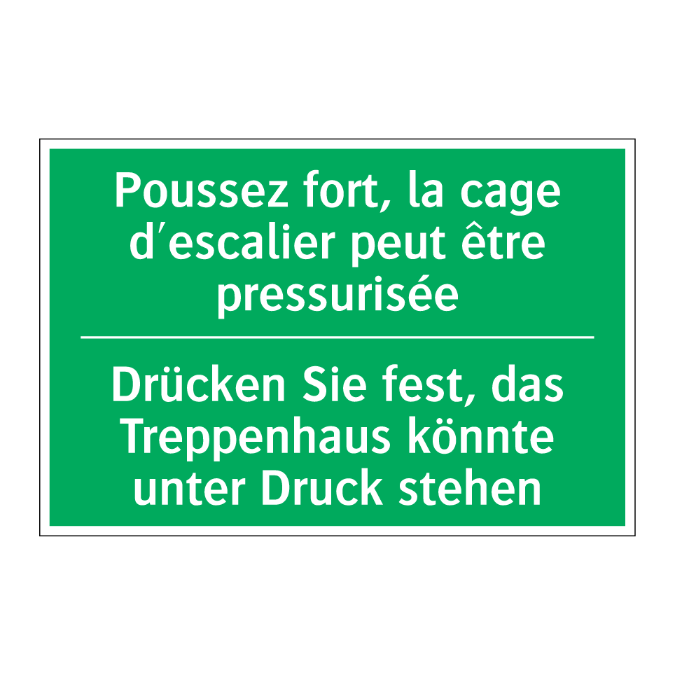 Drücken Sie fest, das Treppenhaus  /.../ - Poussez fort, la cage d'escalier  /.../