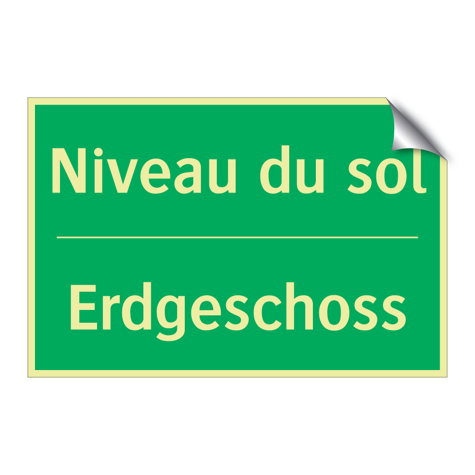 Erdgeschoss - Niveau du sol