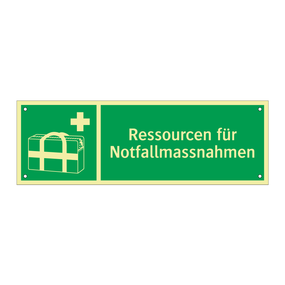 Ressourcen für Notfallmassnahmen