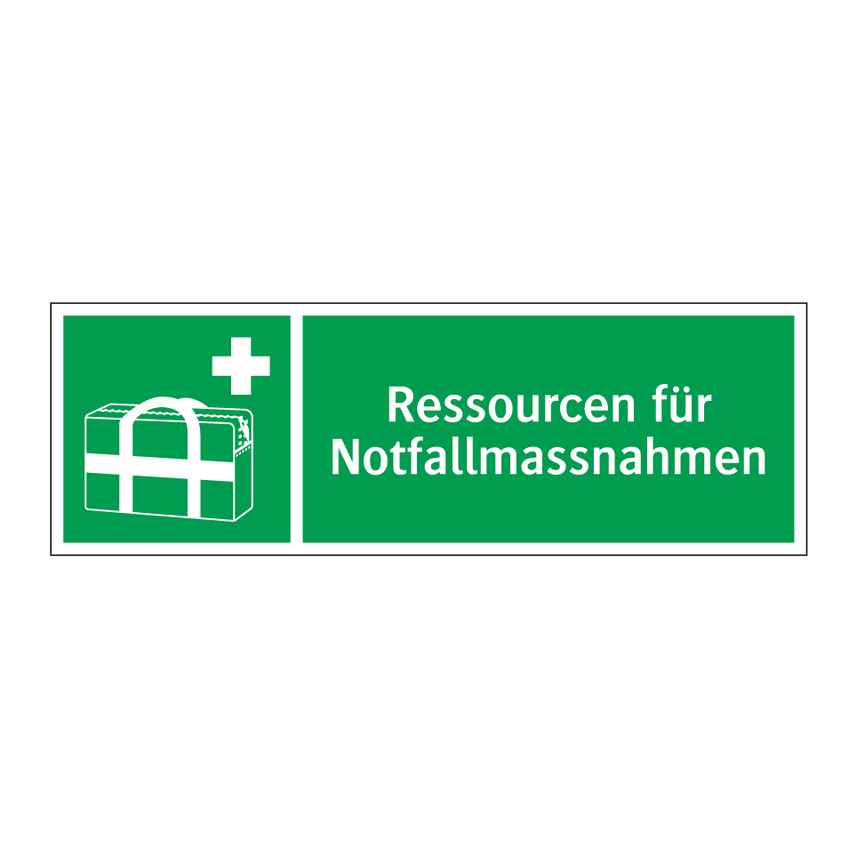 Ressourcen für Notfallmassnahmen