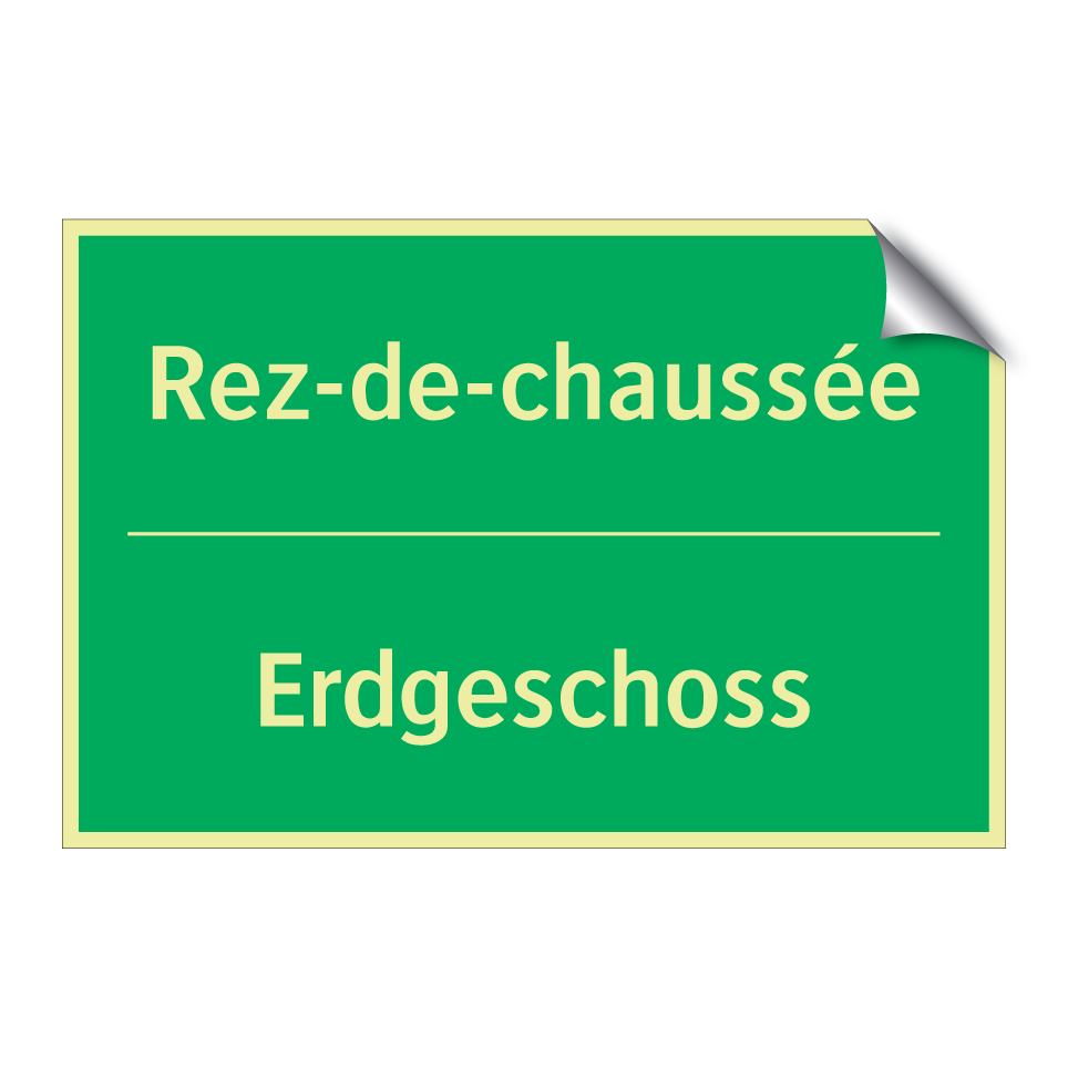 Erdgeschoss - Rez-de-chaussée