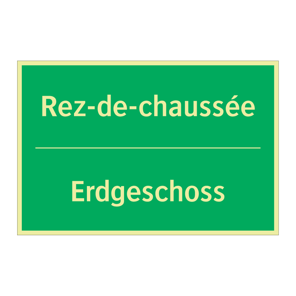 Erdgeschoss - Rez-de-chaussée
