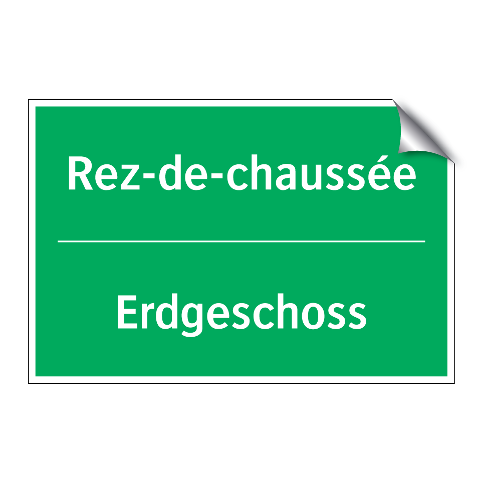 Erdgeschoss - Rez-de-chaussée