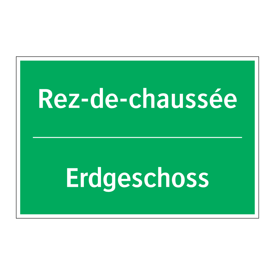 Erdgeschoss - Rez-de-chaussée