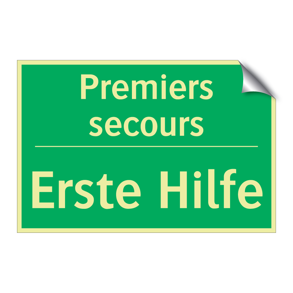 Erste Hilfe - Premiers secours