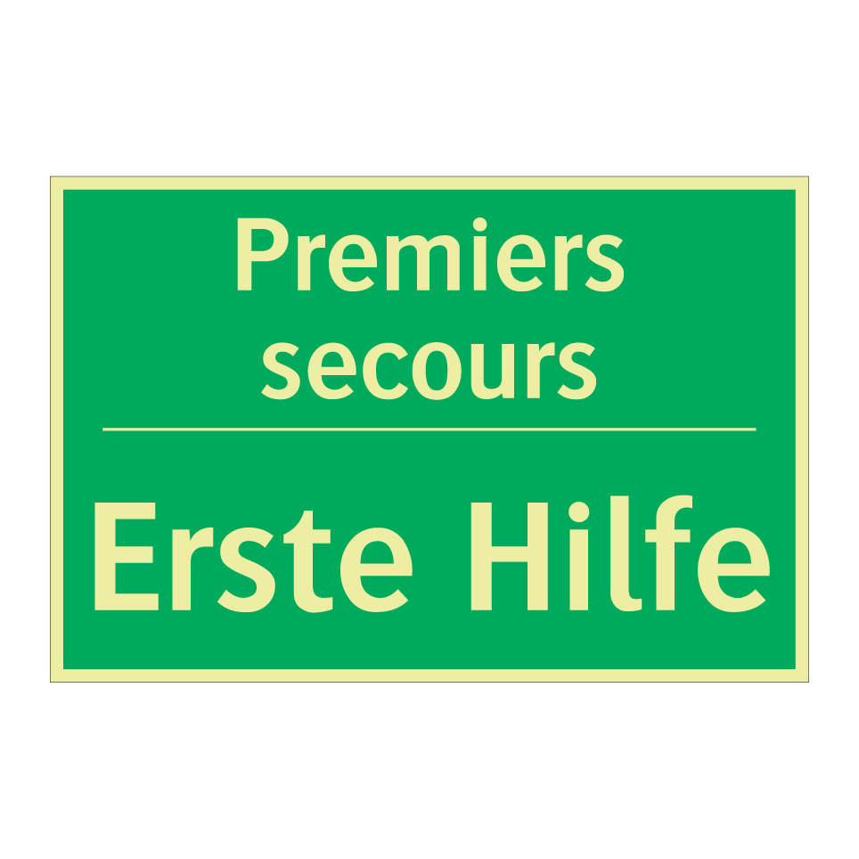 Erste Hilfe - Premiers secours