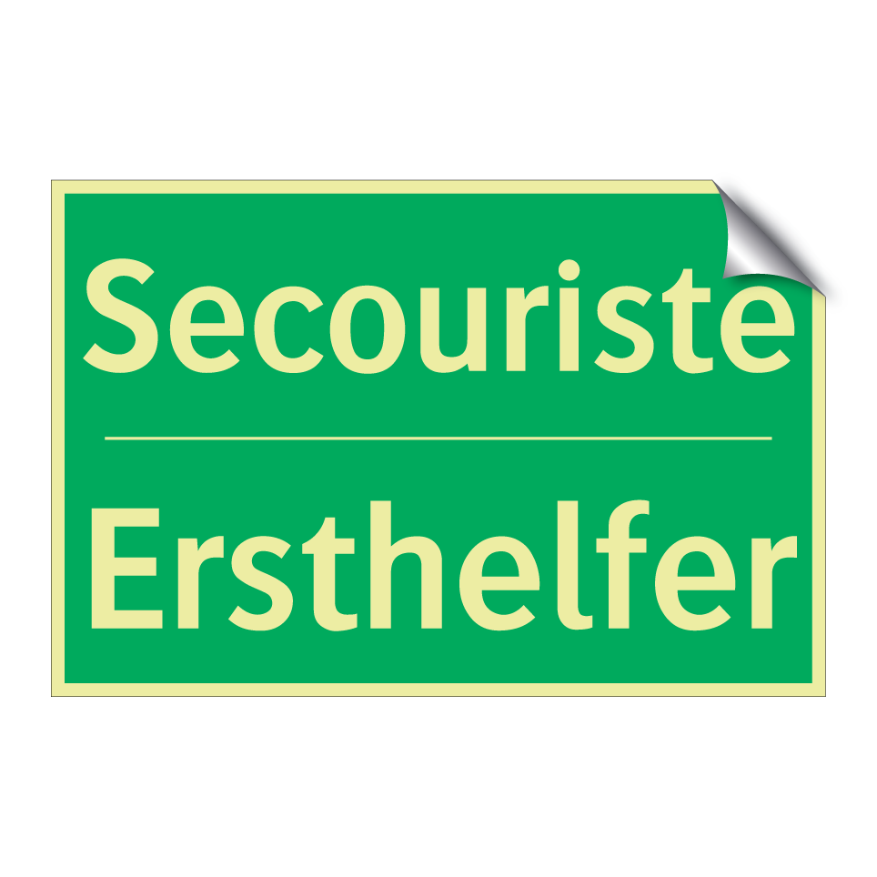 Ersthelfer - Secouriste