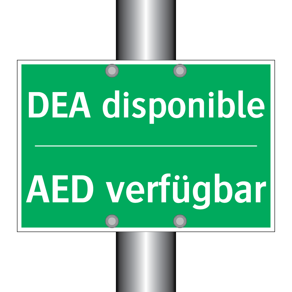 AED verfügbar - DEA disponible