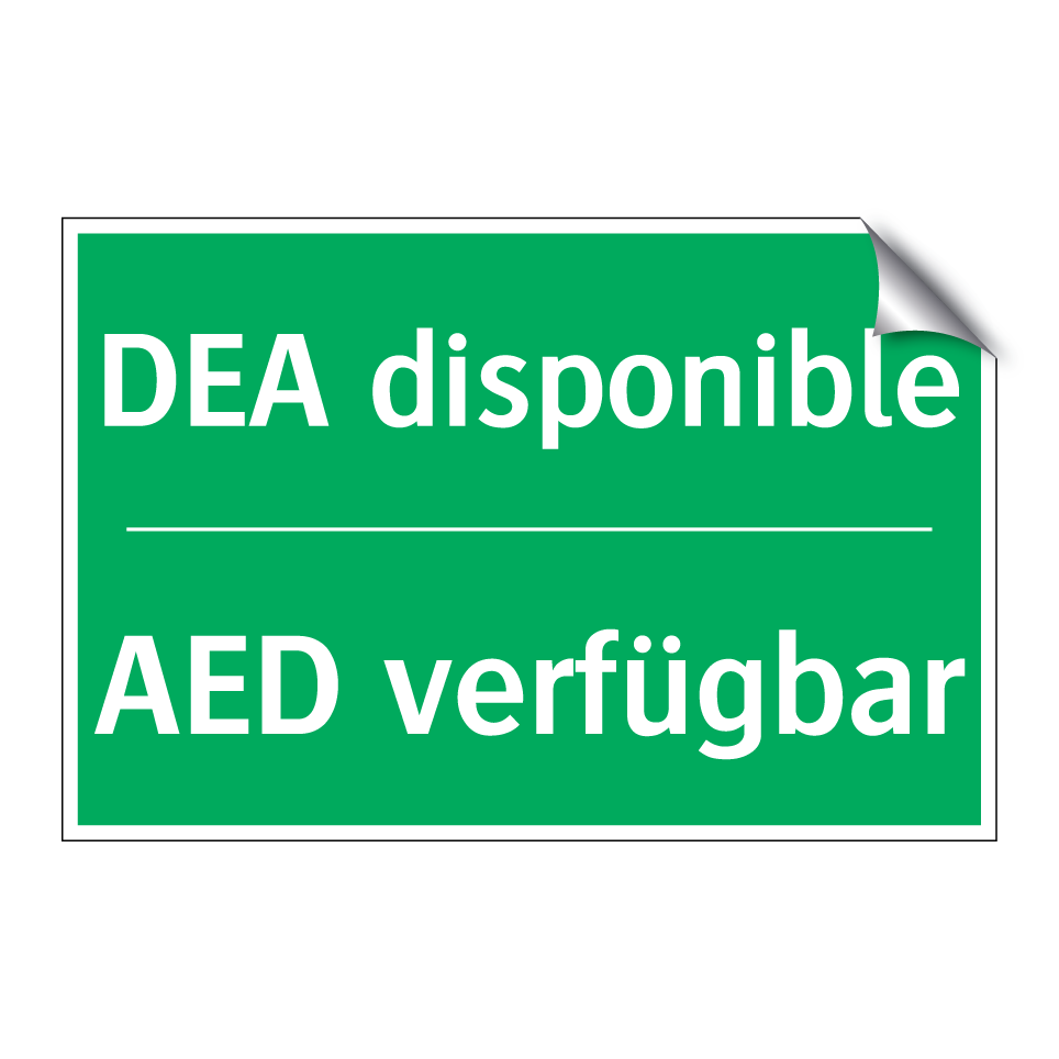AED verfügbar - DEA disponible