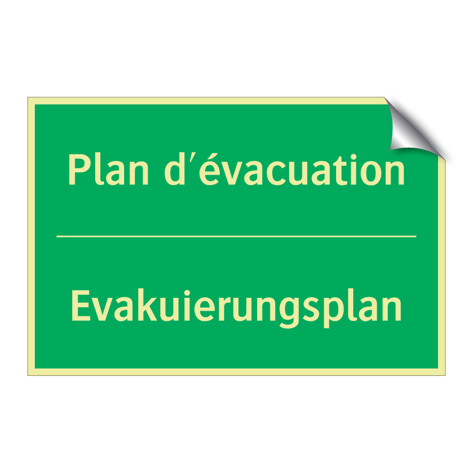 Evakuierungsplan - Plan d'évacuation