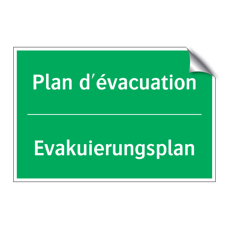 Evakuierungsplan - Plan d'évacuation