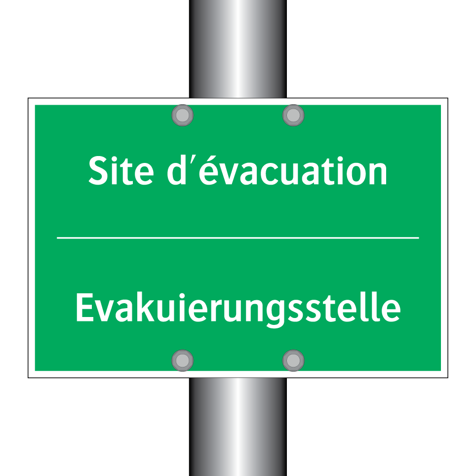 Evakuierungsstelle - Site d'évacuation