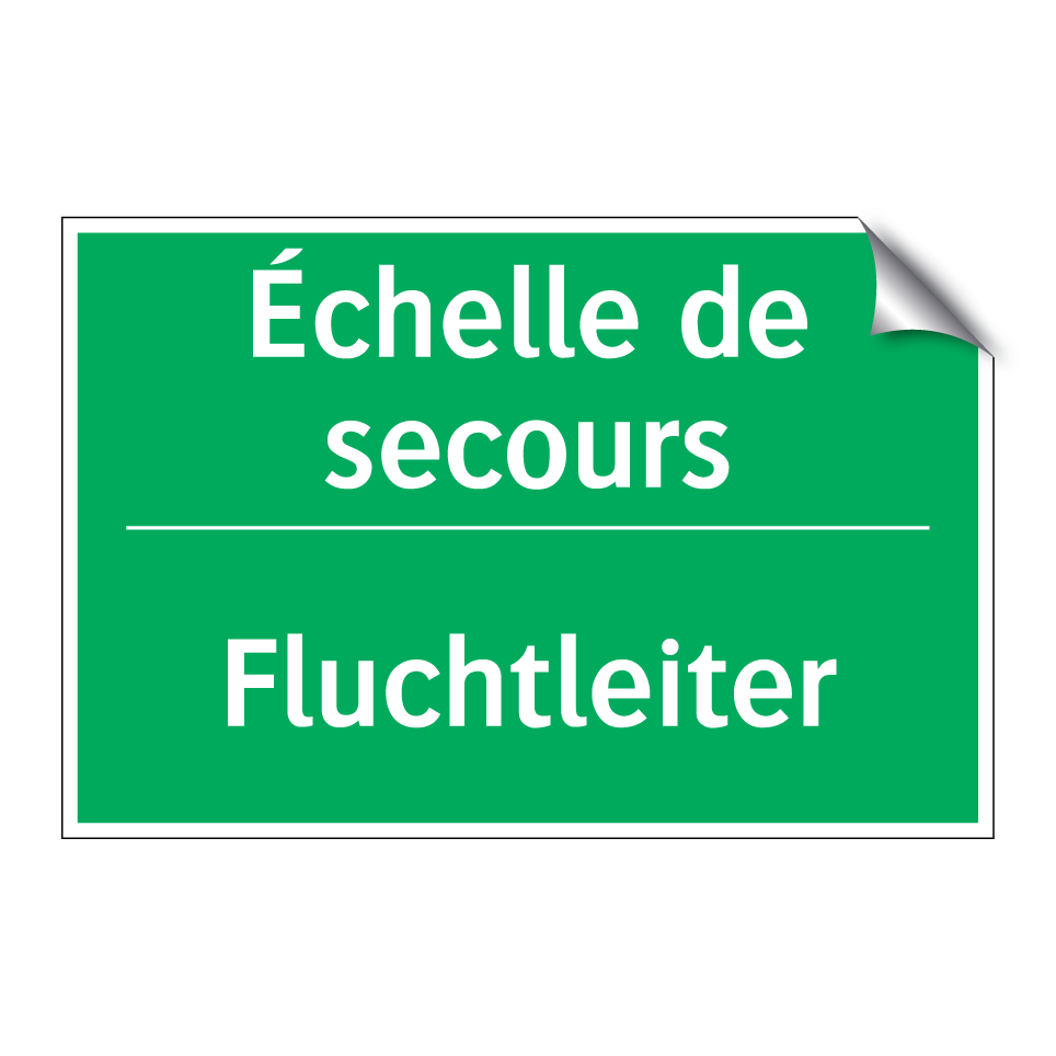Fluchtleiter - Échelle de secours