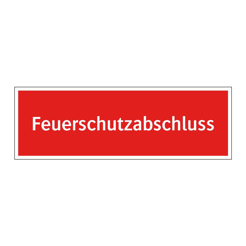 Feuerschutzabschluss