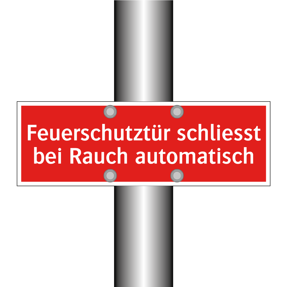 Feuerschutztür schliesst bei Rauch automatisch