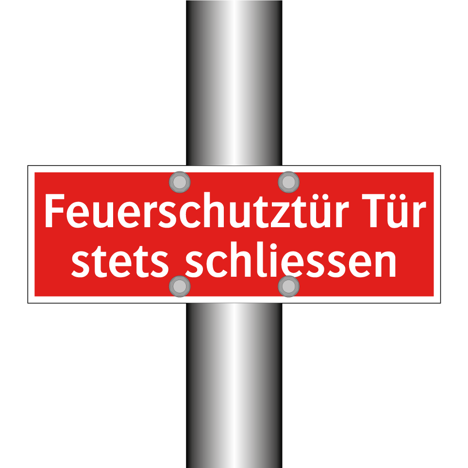 Feuerschutztür Tür stets schliessen
