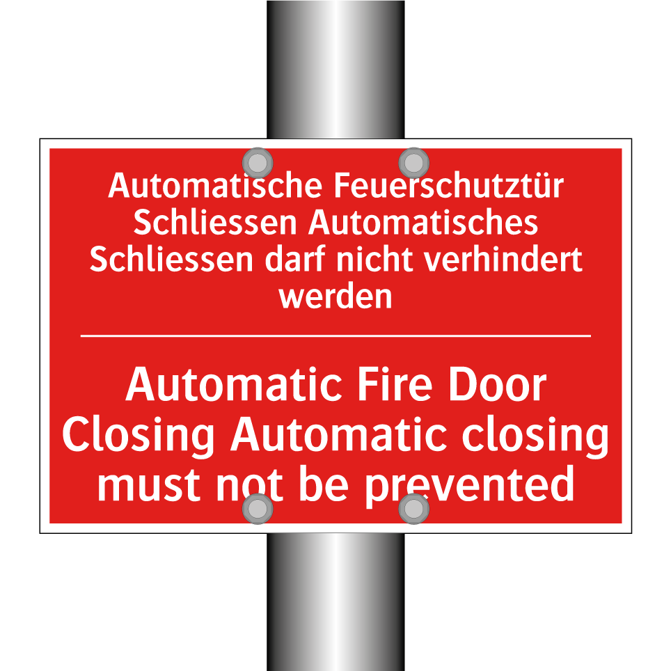 Automatische Feuerschutztür Schliessen  /.../ - Automatic Fire Door Closing Automatic  /.../