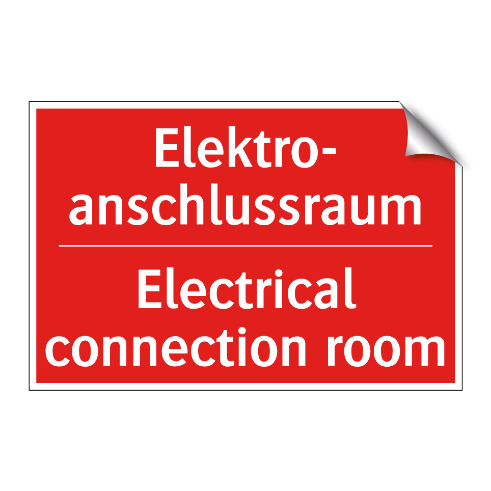 Elektro- anschlussraum - Electrical connection room