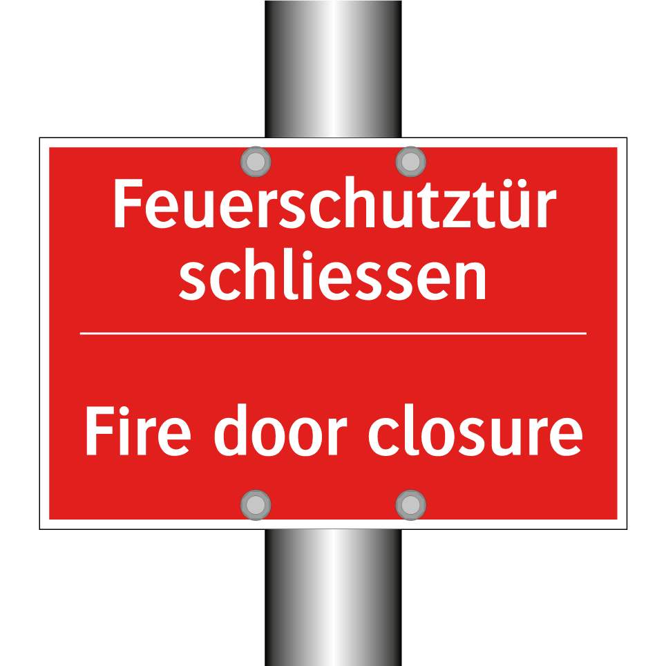 Feuerschutztür schliessen - Fire door closure