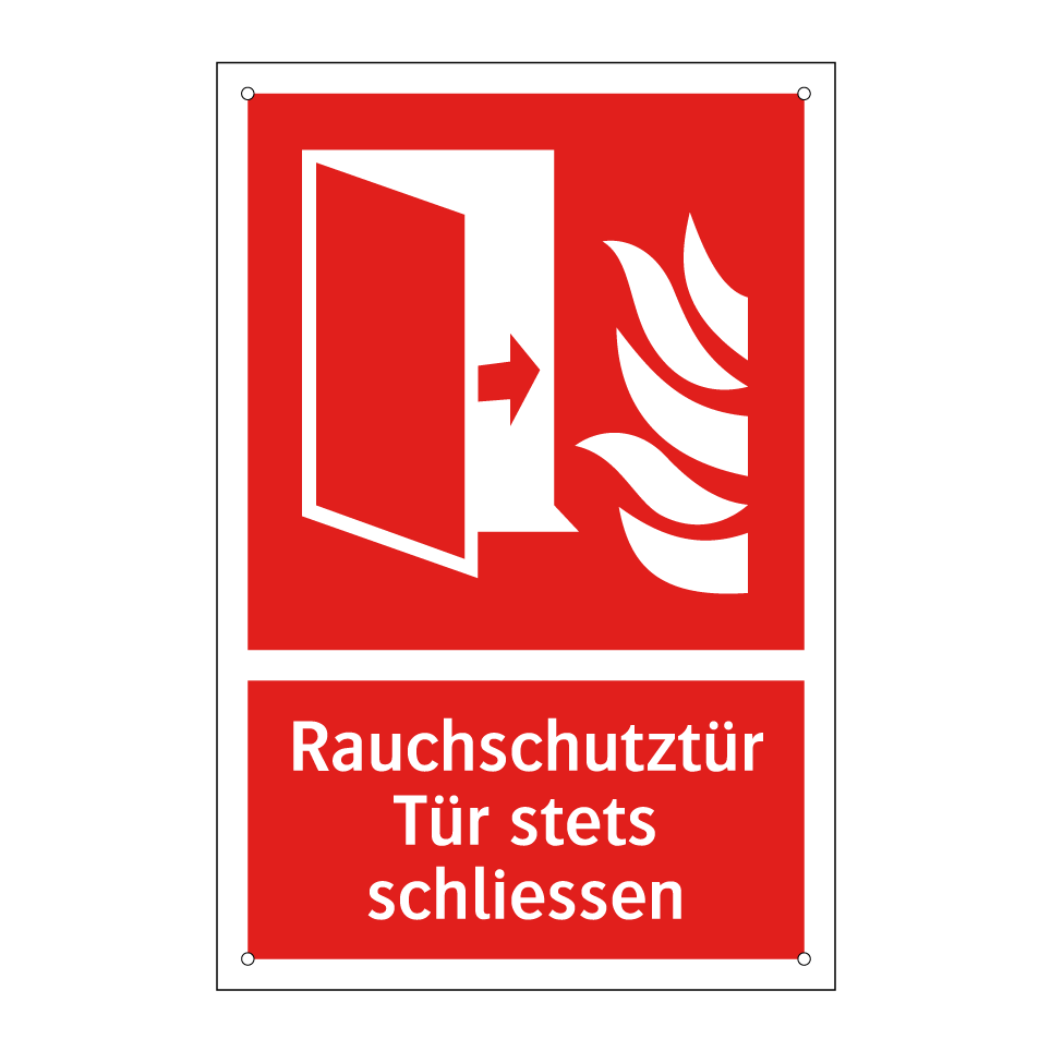 Rauchschutztür Tür stets schliessen