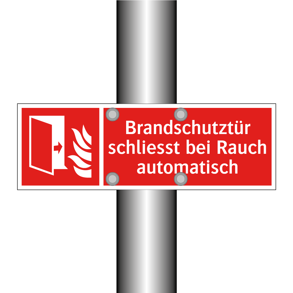 Brandschutztür schliesst bei Rauch automatisch