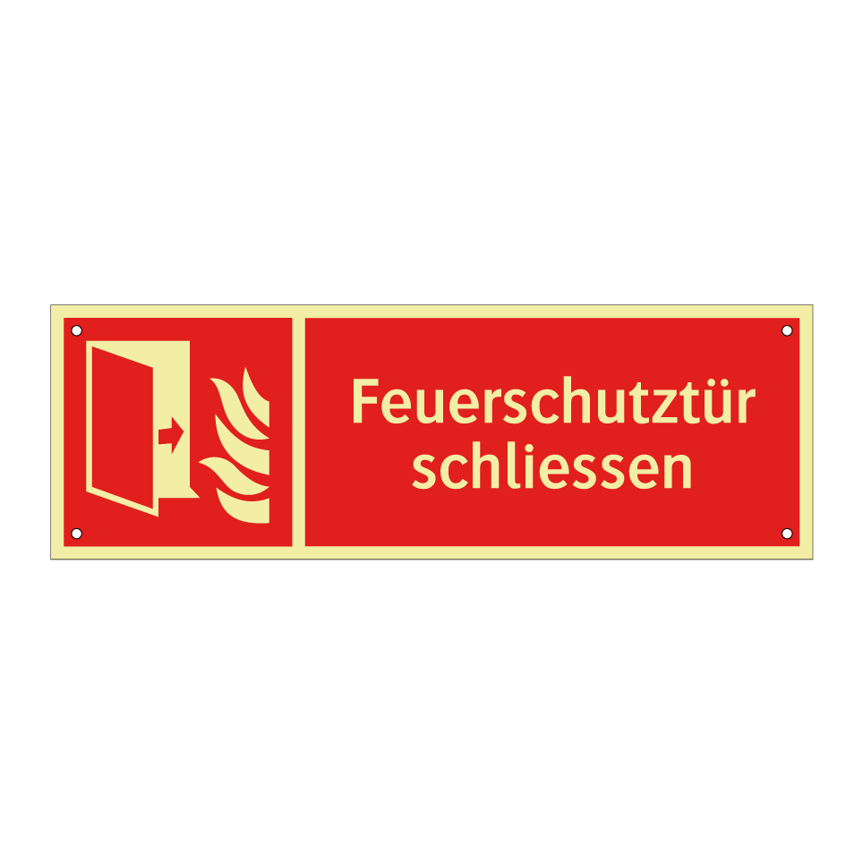 Feuerschutztür schliessen