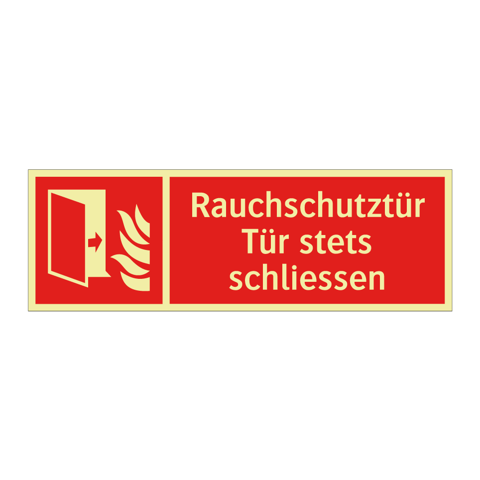 Rauchschutztür Tür stets schliessen