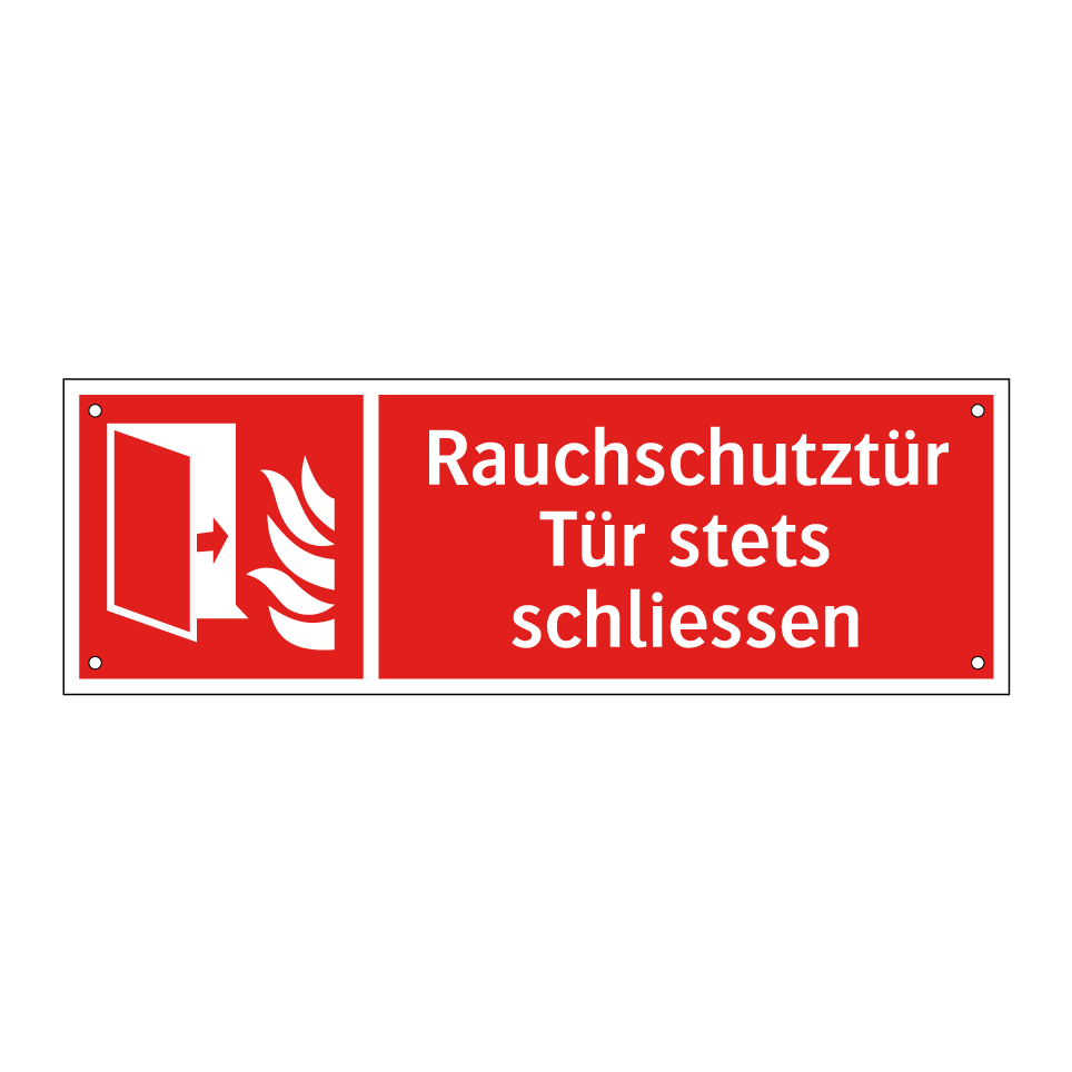 Rauchschutztür Tür stets schliessen