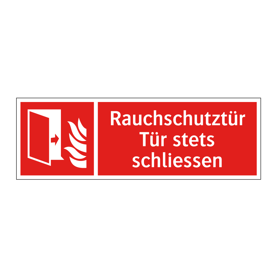 Rauchschutztür Tür stets schliessen