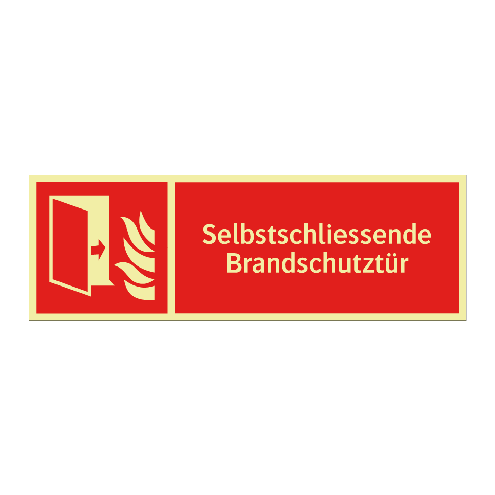 Selbstschliessende Brandschutztür