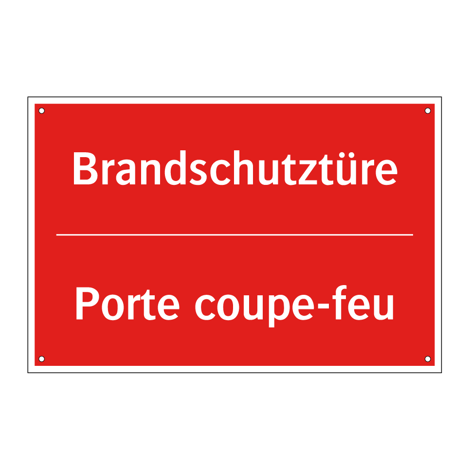 Brandschutztüre - Porte coupe-feu
