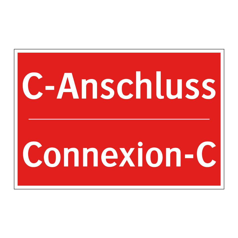 C-Anschluss - Connexion-C
