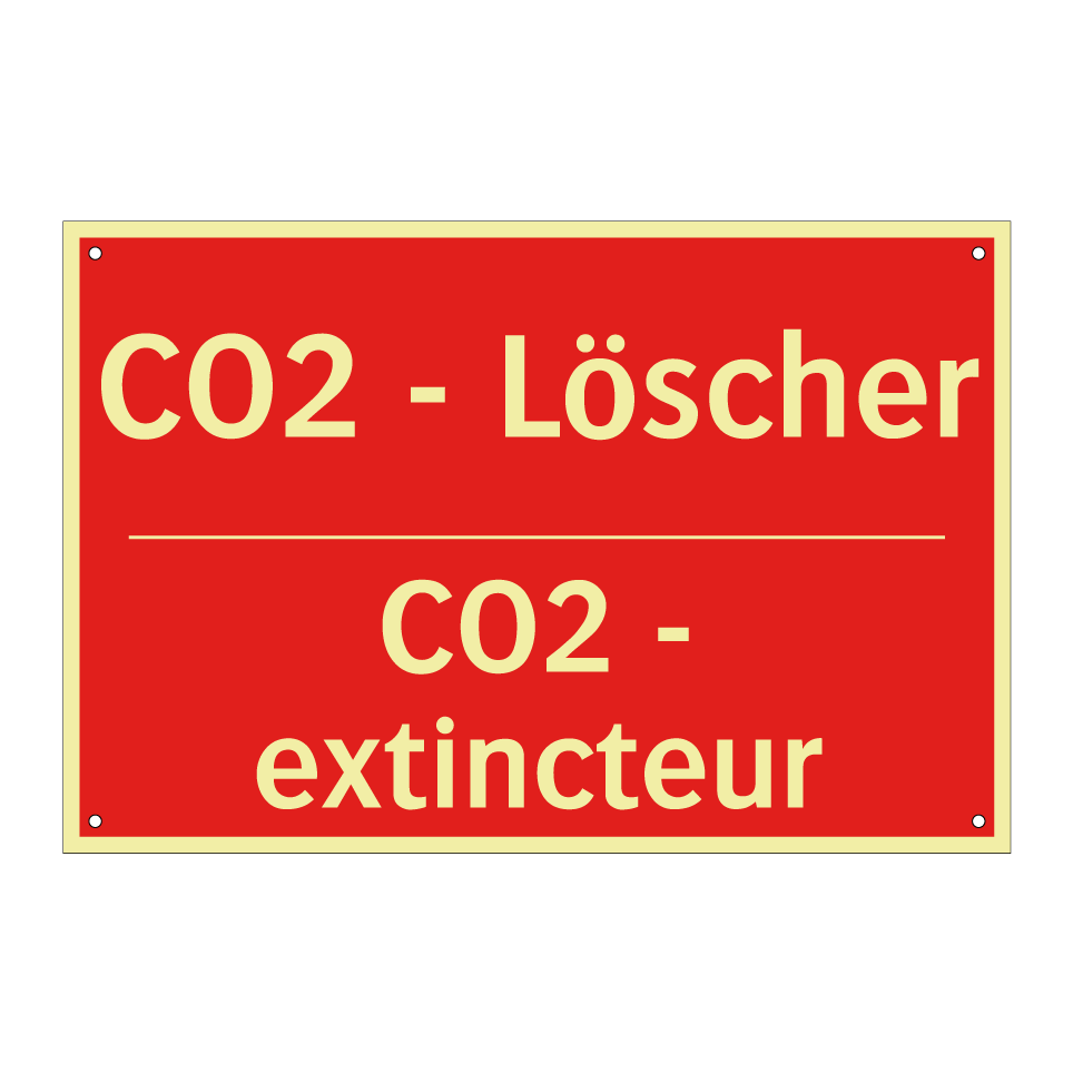 CO2 - Löscher - CO2 - extincteur