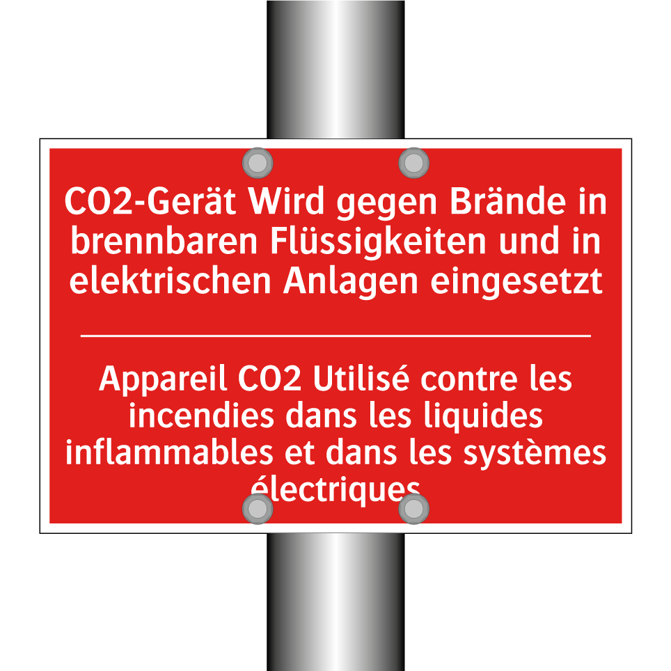 CO2-Gerät Wird gegen Brände in  /.../ - Appareil CO2 Utilisé contre les  /.../