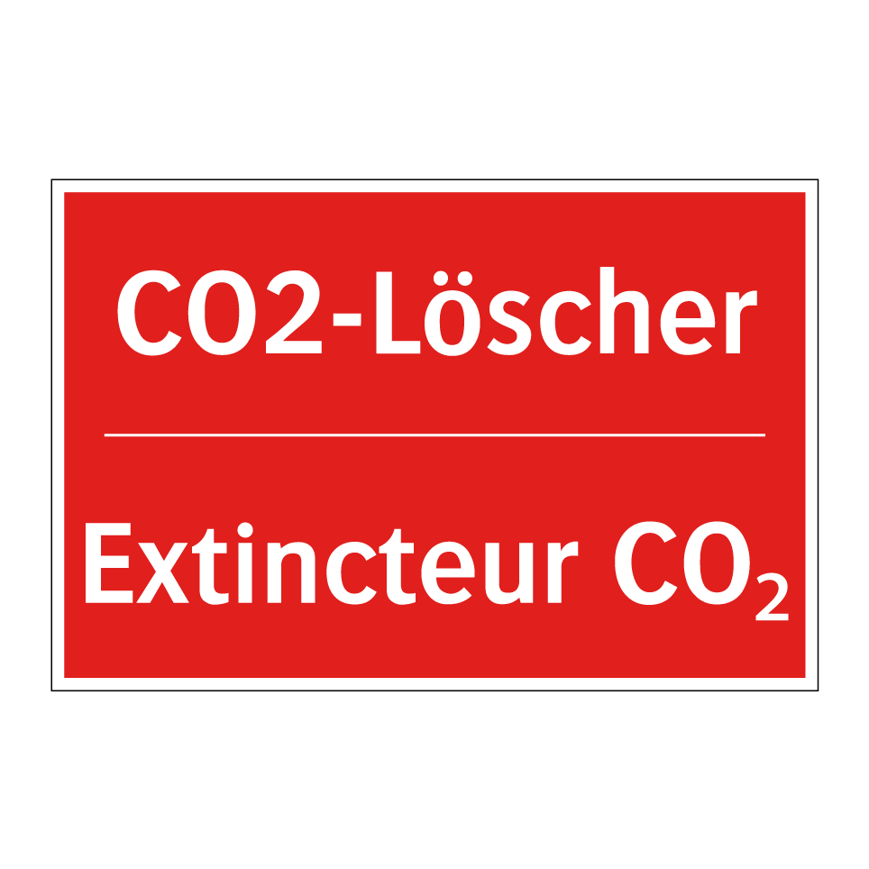CO2-Löscher - Extincteur CO₂