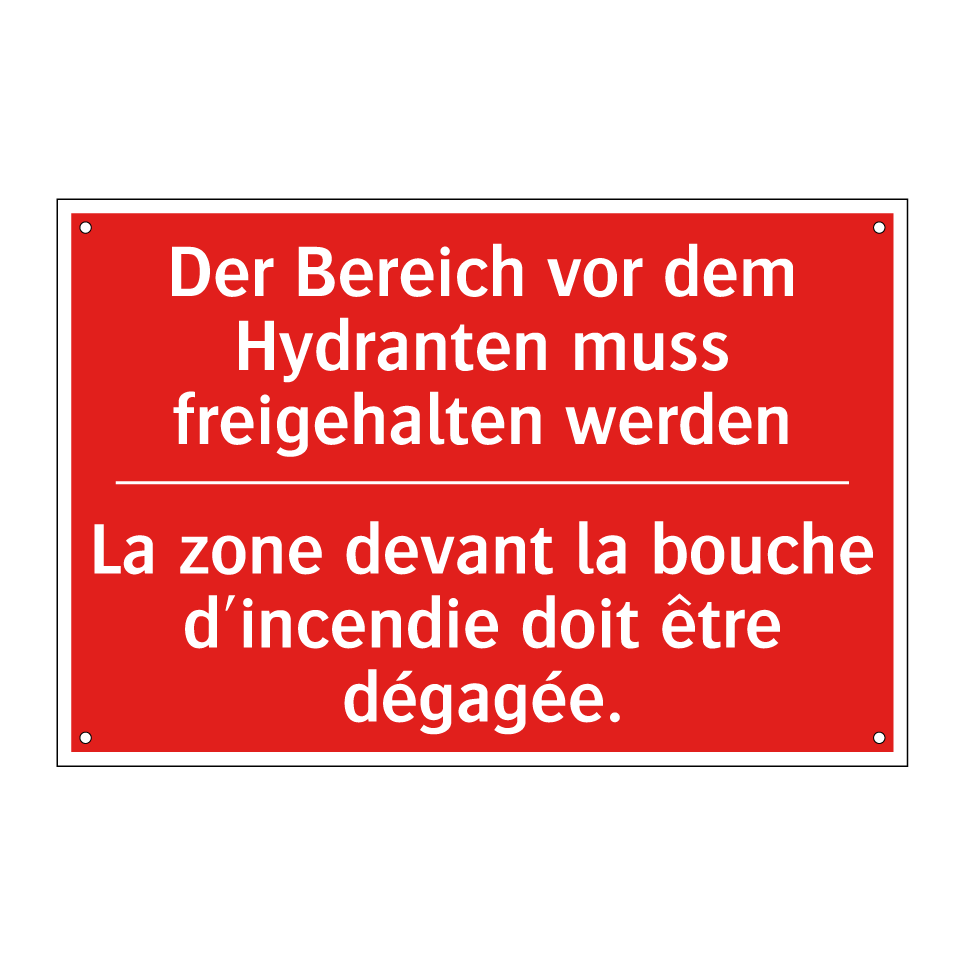 Der Bereich vor dem Hydranten  /.../ - La zone devant la bouche d'incendie  /.../