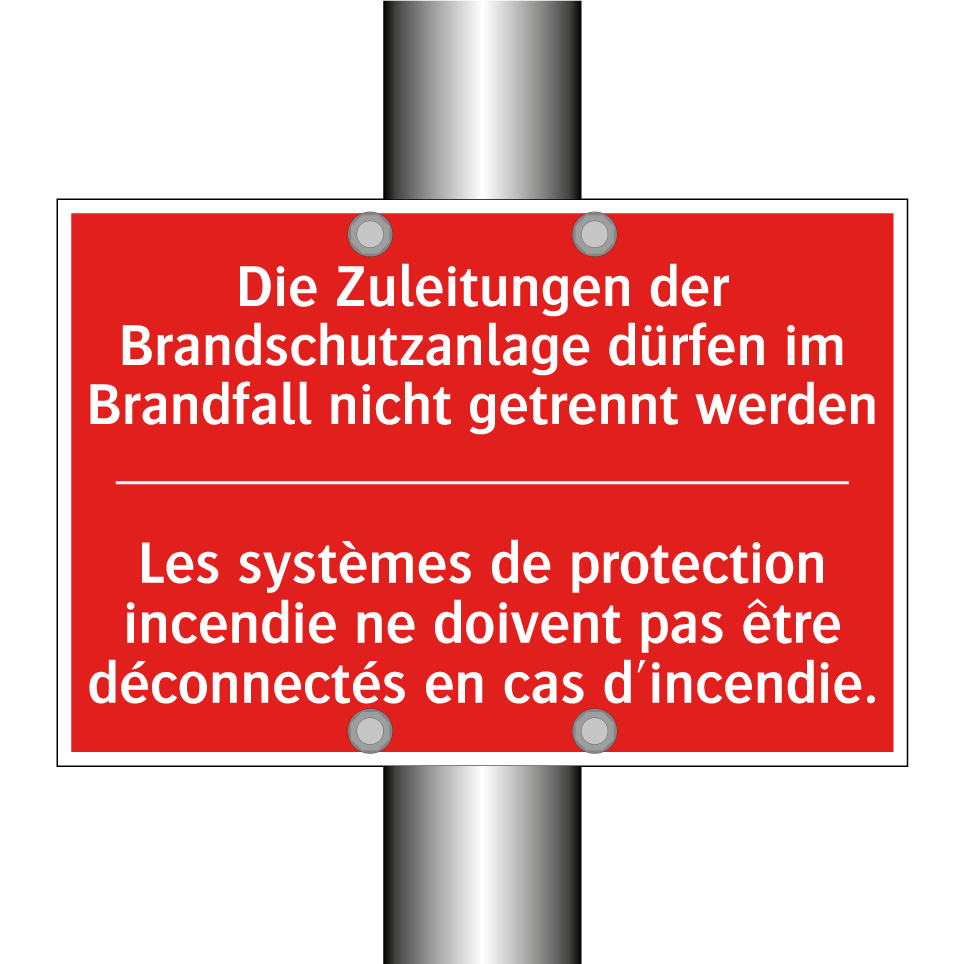 Die Zuleitungen der Brandschutzanlage  /.../ - Les systèmes de protection incendie  /.../