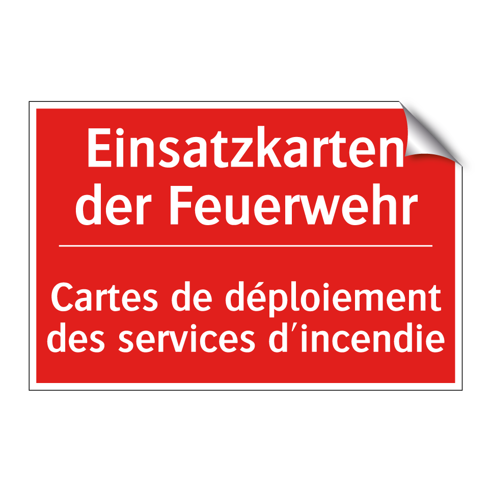 Einsatzkarten der Feuerwehr - Cartes de déploiement des services  /.../