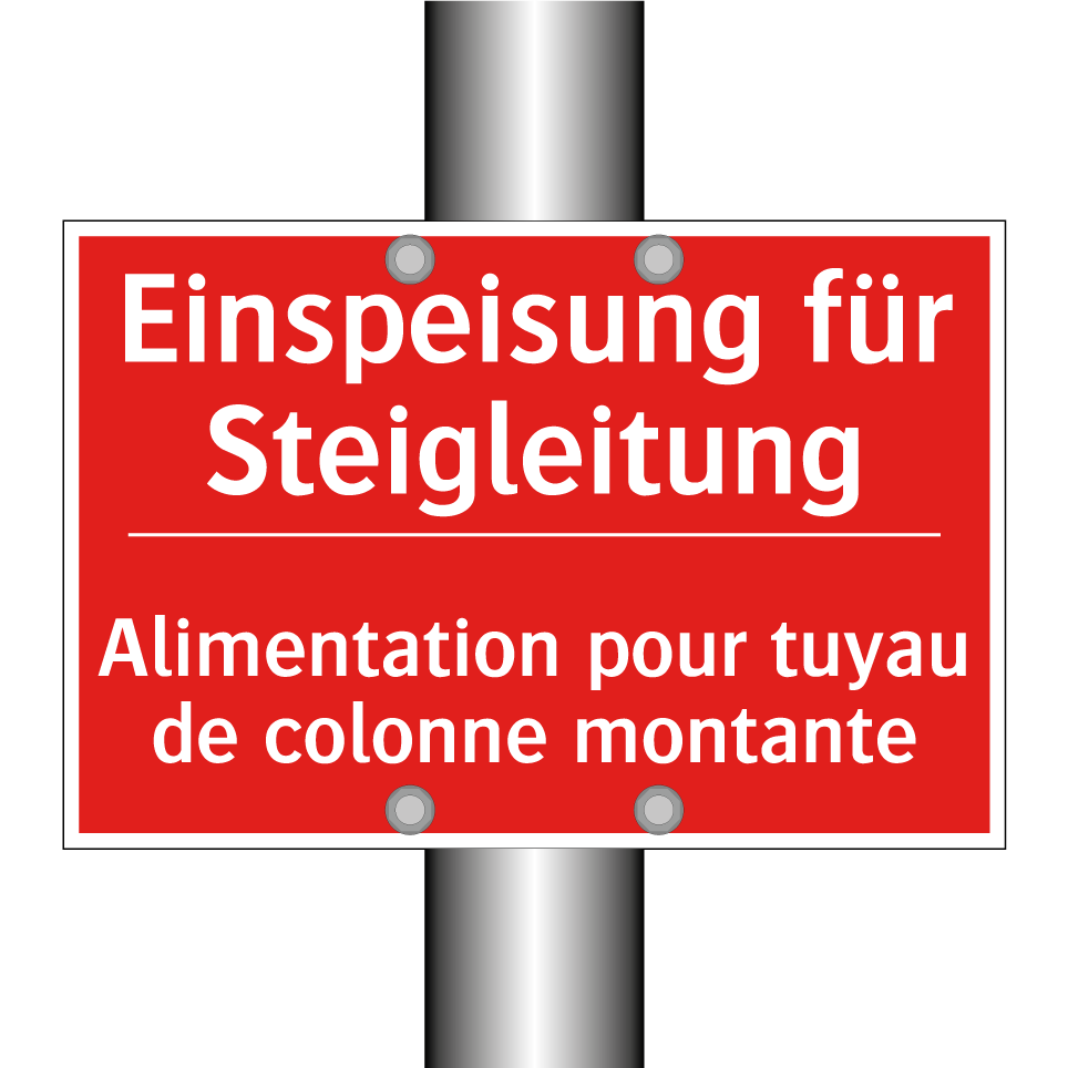 Einspeisung für Steigleitung - Alimentation pour tuyau de colonne  /.../