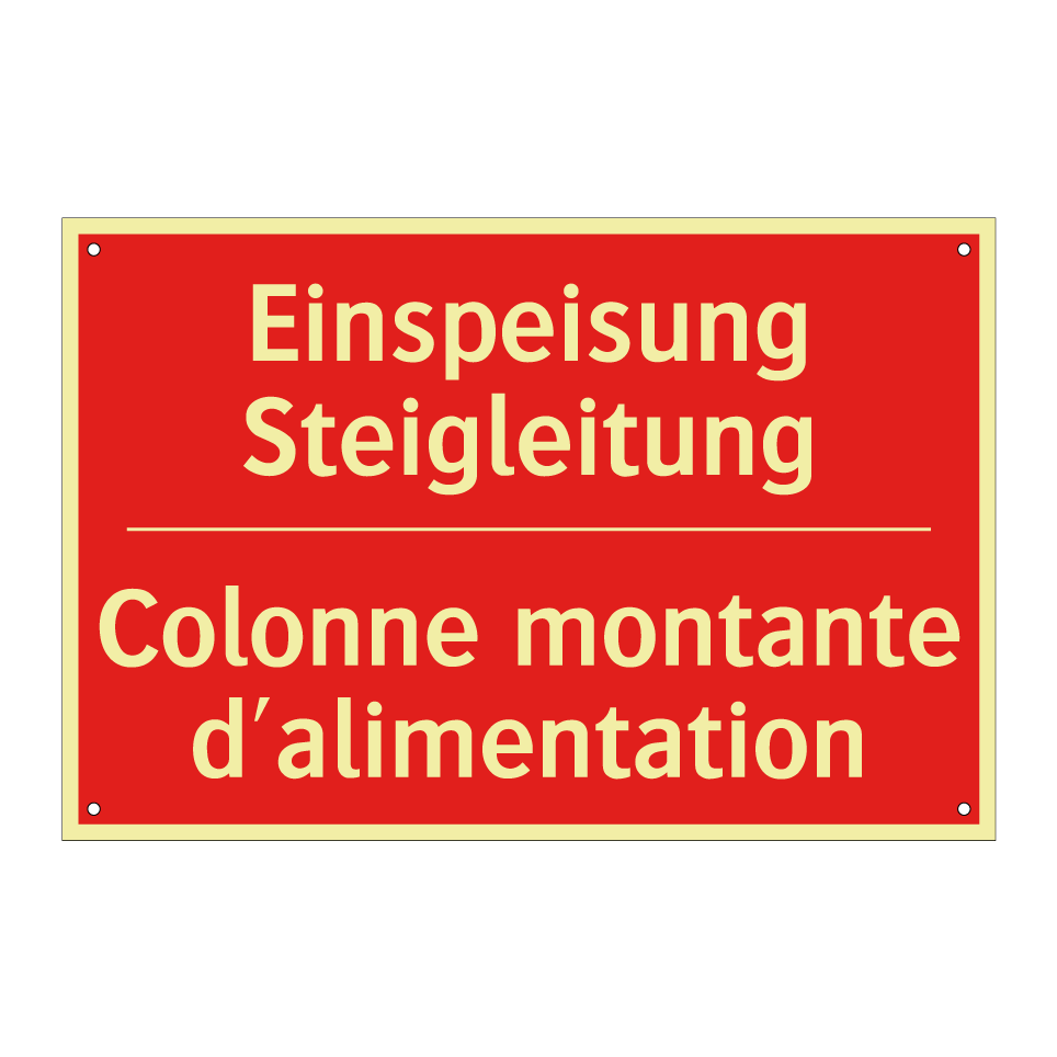 Einspeisung Steigleitung - Colonne montante d'alimentation /.../
