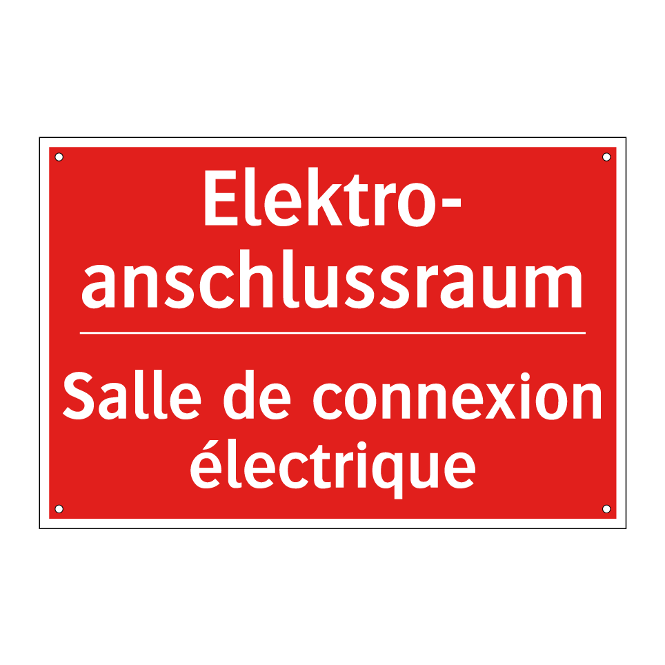 Elektro- anschlußraum - Salle de connexion électrique