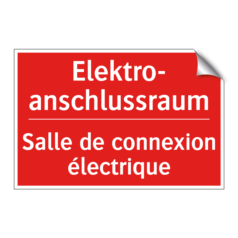Elektro- anschlußraum - Salle de connexion électrique