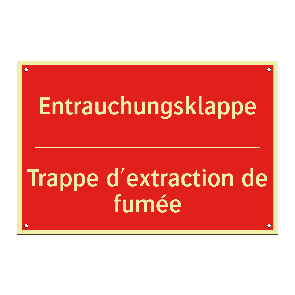 Entrauchungsklappe - Trappe d'extraction de fumée