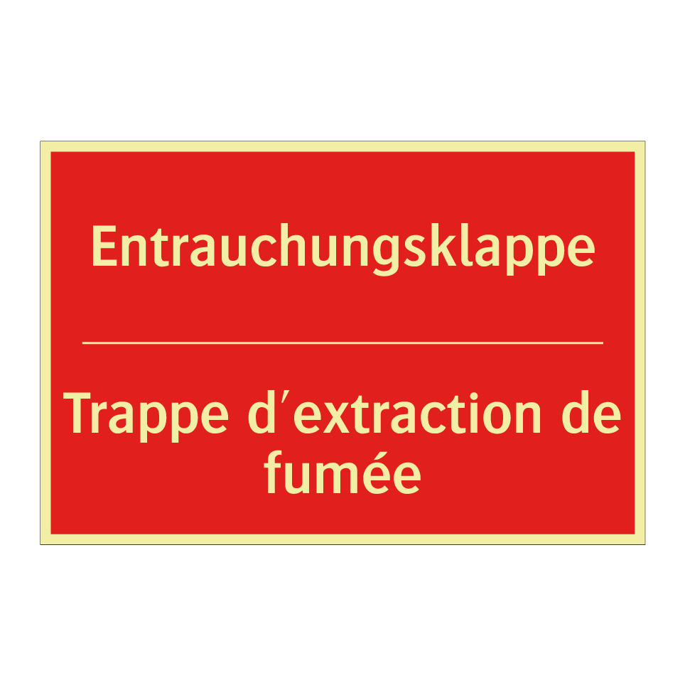 Entrauchungsklappe - Trappe d'extraction de fumée