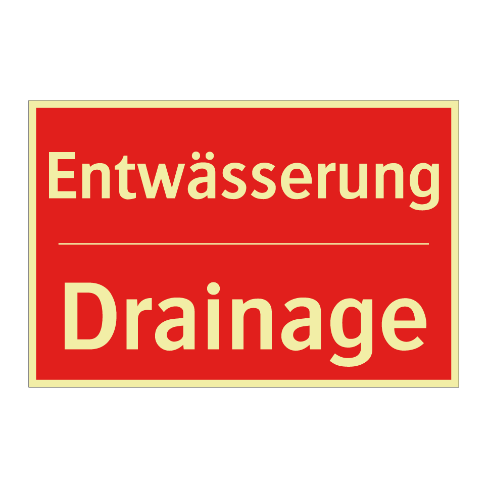Entwässerung - Drainage